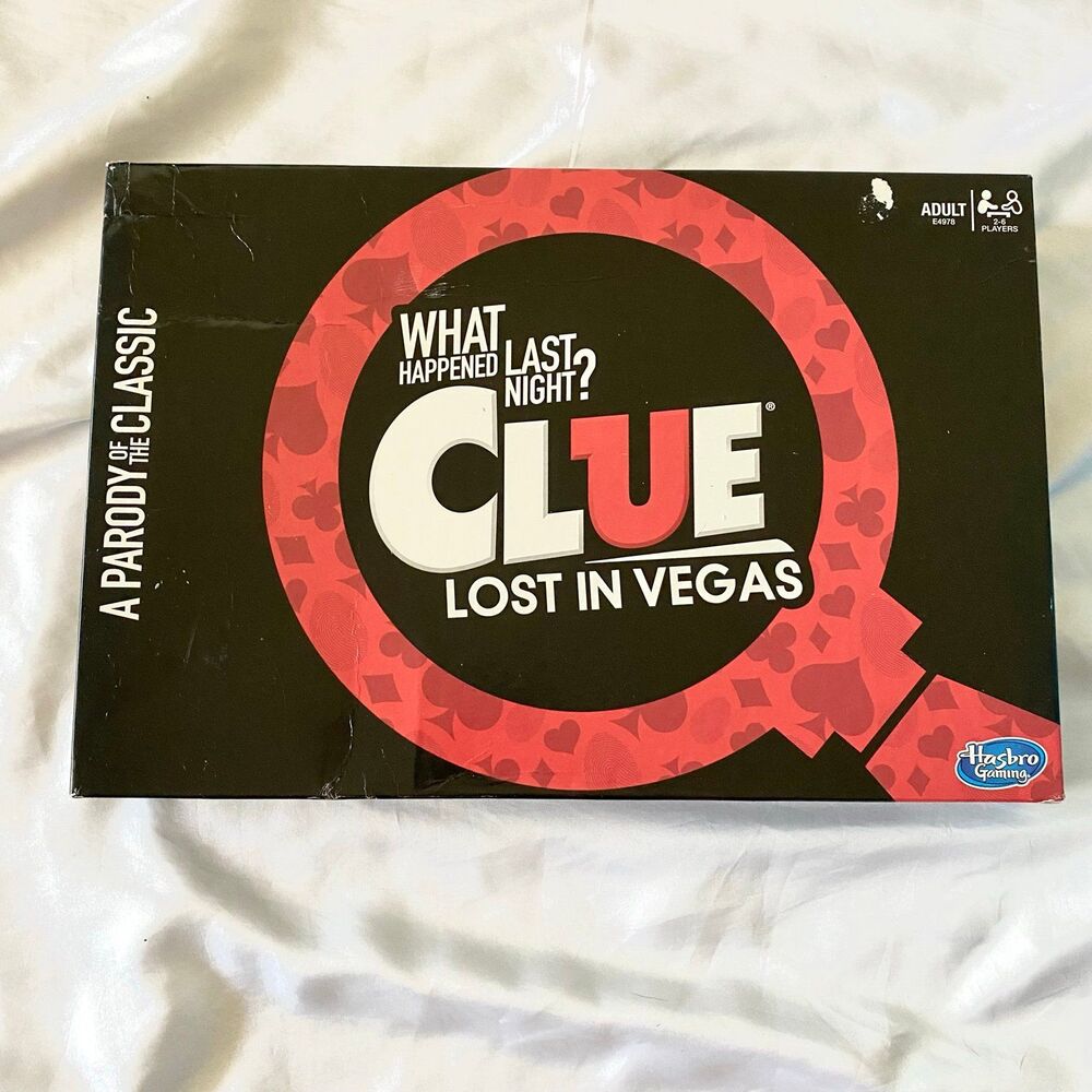 Clue Lost In Vegas Board Game Hasbro